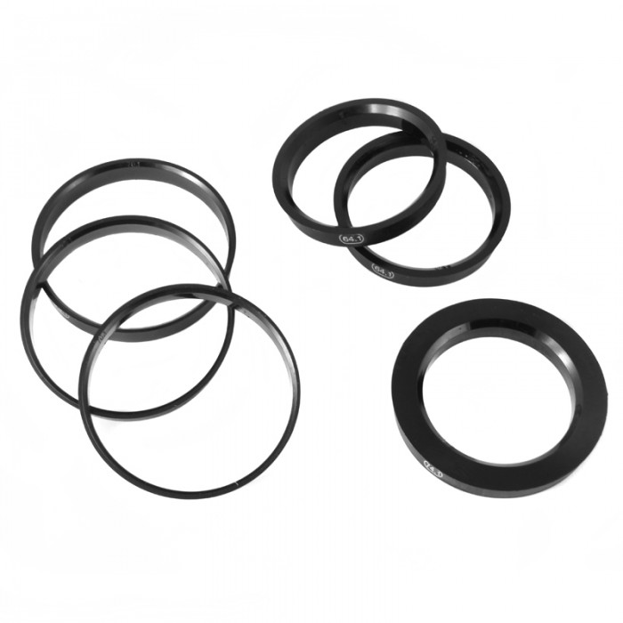 Set of 4 x Hub Rings 66,6-63,4