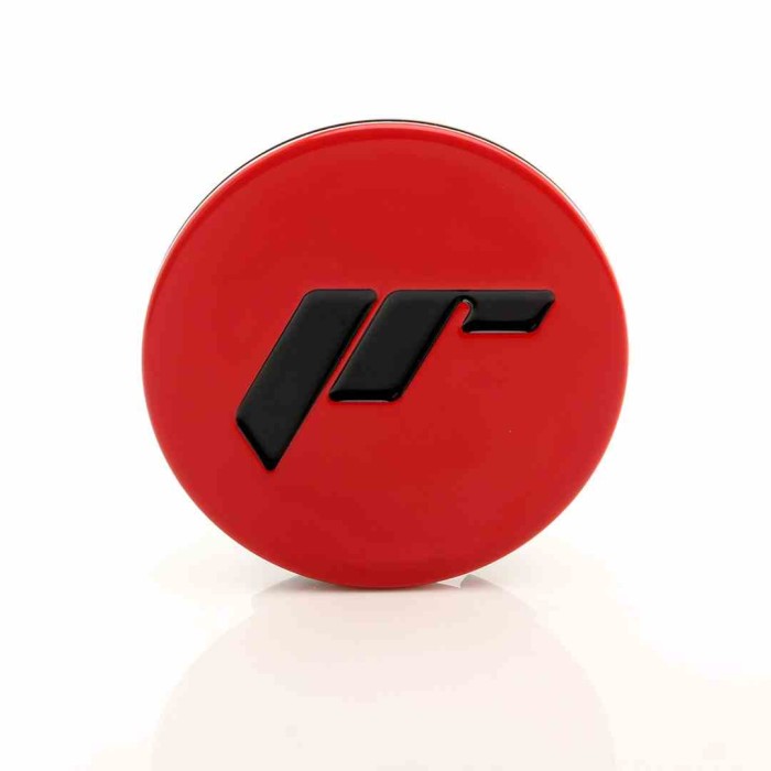 JR Aluminum Center Cap 68mm Red (1)