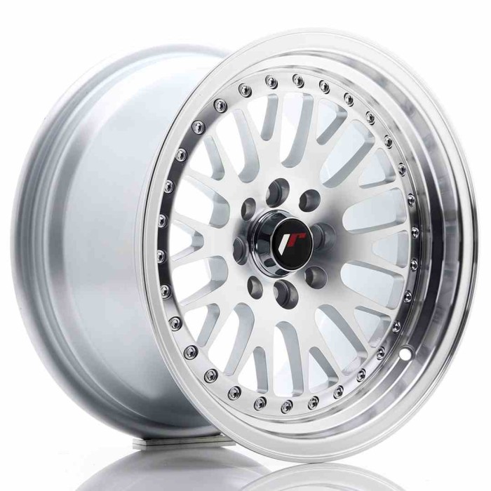 JR Wheels JR10 15x8 ET20 4x100/108 Silver Machined Face