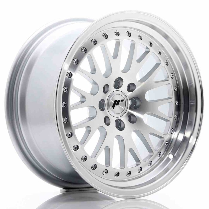 JR Wheels JR10 16x8 ET20 4x100/108 Silver Machined Face (1)