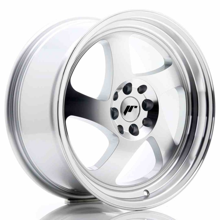 JR Wheels JR15 17x8 ET35 4x100/114 Machined Silver (1)
