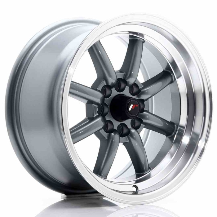 JR Wheels JR19 15x8 ET20 4x100/108 Gun Metal