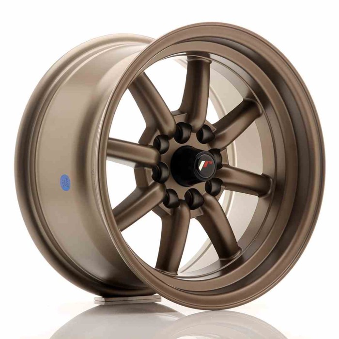 JR Wheels JR19 15x8 ET20 4x100/114 Matt Bronze (1)