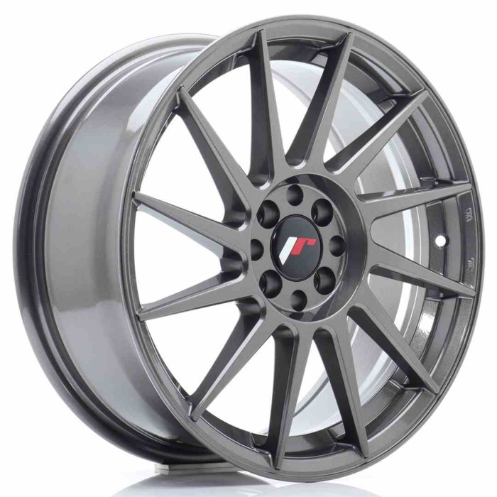 JR Wheels JR22 17x7 ET35 4x100/114 Hyper Gray