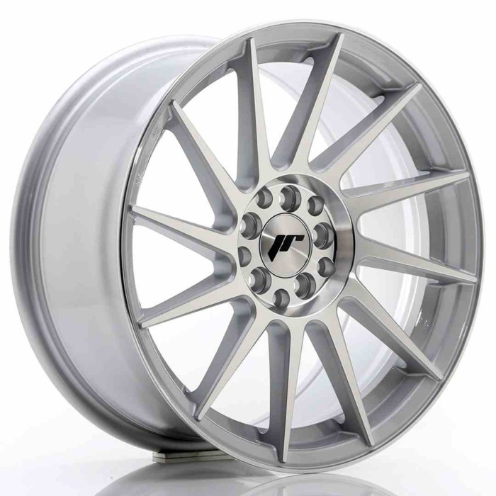 JR Wheels JR22 17x8 ET35 4x100/114 Silver Machined Face (1)