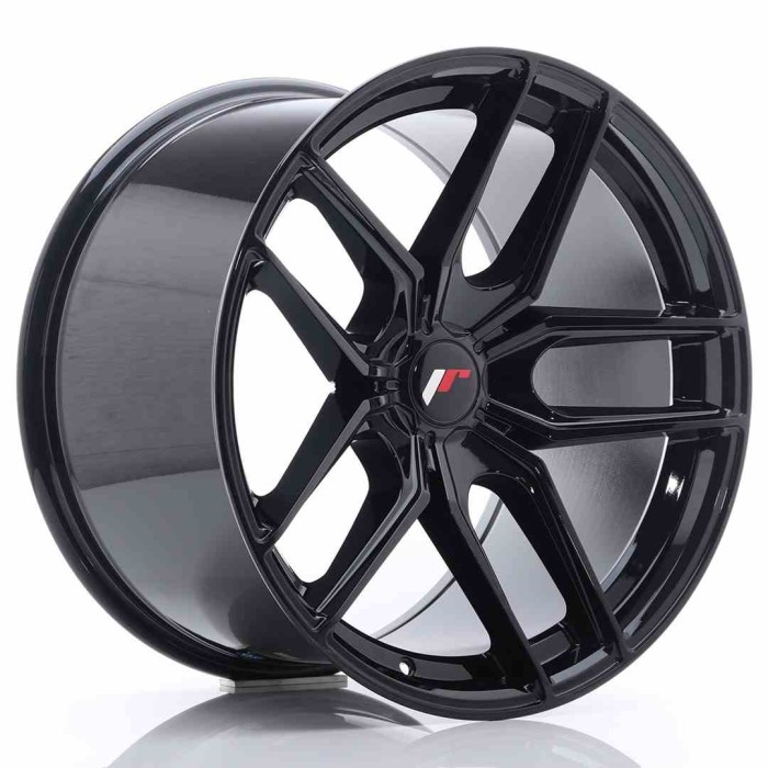 JR Wheels JR25 19x11 ET20-40 5H BLANK Gloss Black