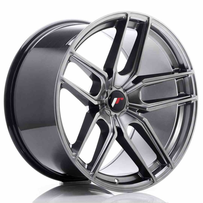 JR Wheels JR25 20x11 ET20-40 5H BLANK Hyper Black (1)