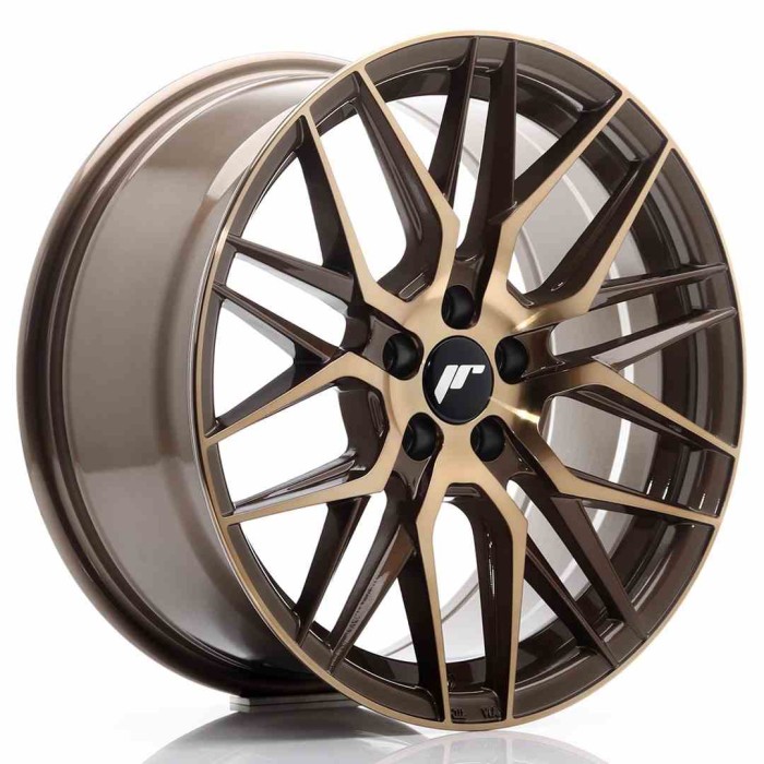 JR Wheels JR28 17x8 ET35 5x100 Platinum Bronze (1)
