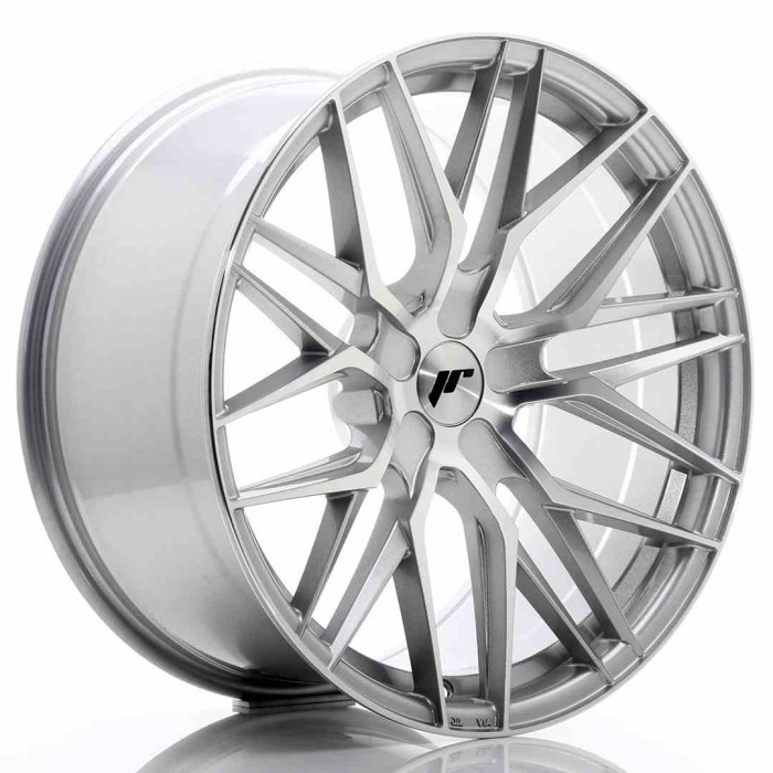 JR Wheels JR28 20x10 ET20-40 5H BLANK Silver Machined Face (1)