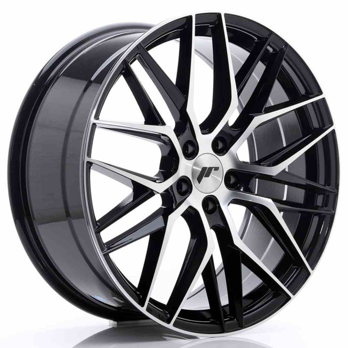 JR Wheels JR28 20x8,5 ET40 5x114,3 Gloss Black Machined Face