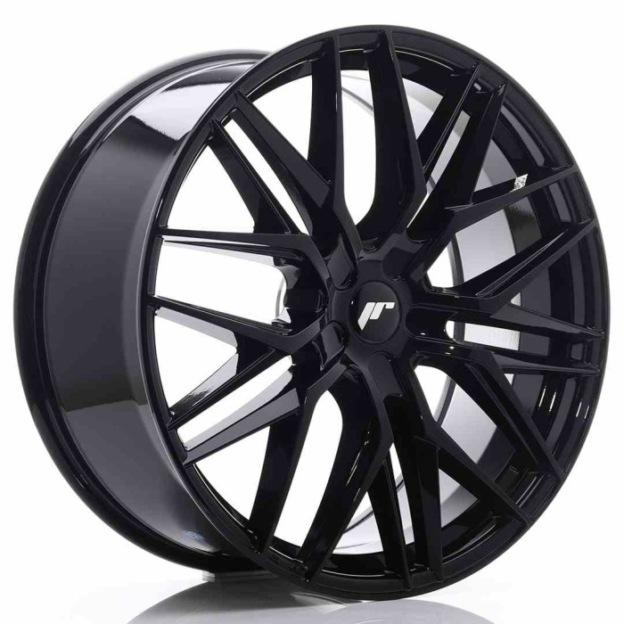 JR Wheels JR28 22x9 ET30-45 5H BLANK Gloss Black (1)