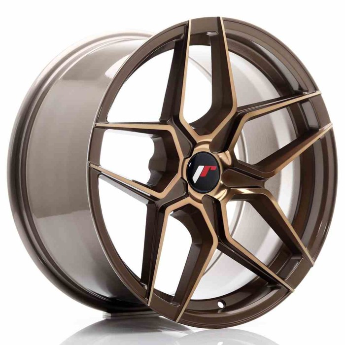 JR Wheels JR34 18x9 ET20-42 5H BLANK Platinum Bronze (1)