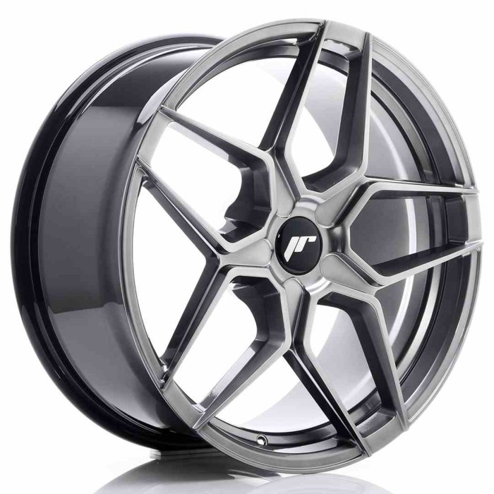 JR Wheels JR34 19x8,5 ET20-40 5H BLANK Hyper Black (1)