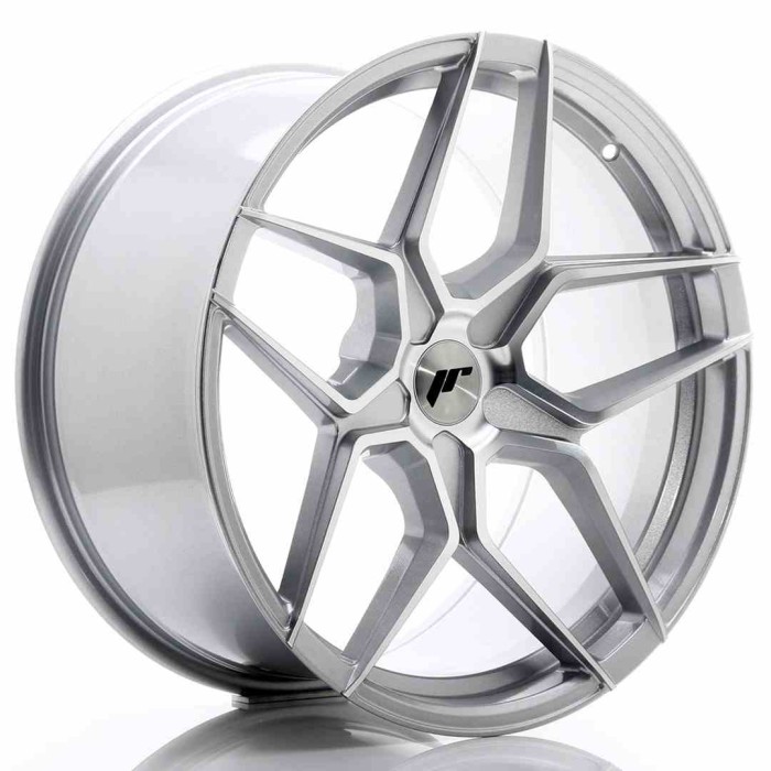JR Wheels JR34 20x10 ET20-40 5H BLANK Silver Machined Face (1)