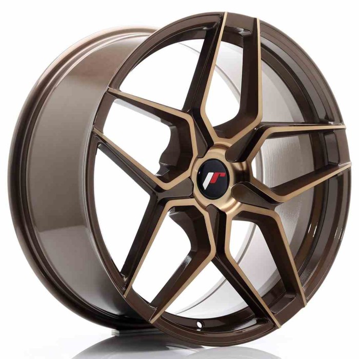 JR Wheels JR34 20x9 ET20-40 5H BLANK Platinum Bronze (1)