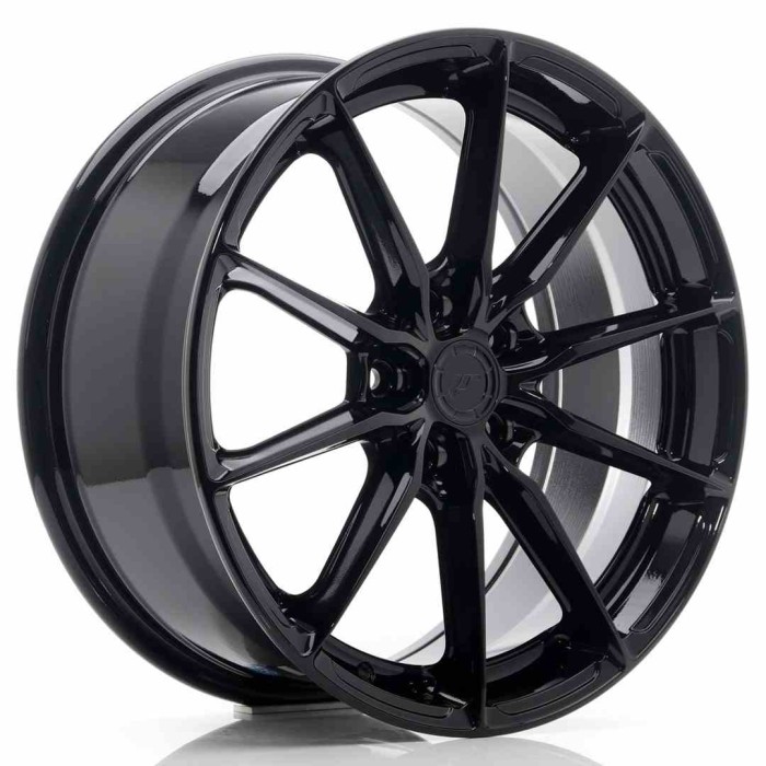 JR Wheels JR37 18x8 ET45 5x112 Glossy Black