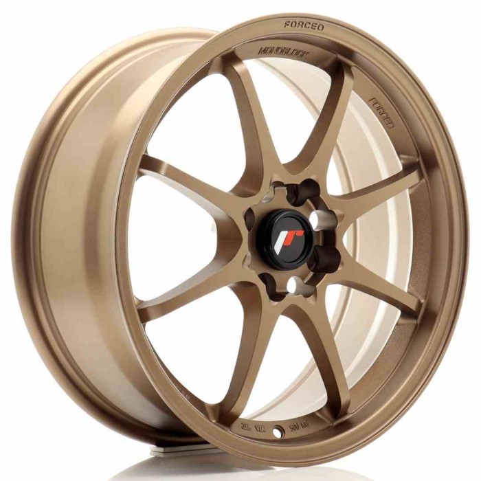 JR Wheels JR5 17x7 ET25 4x108 Dark Anodized Bronze (1)