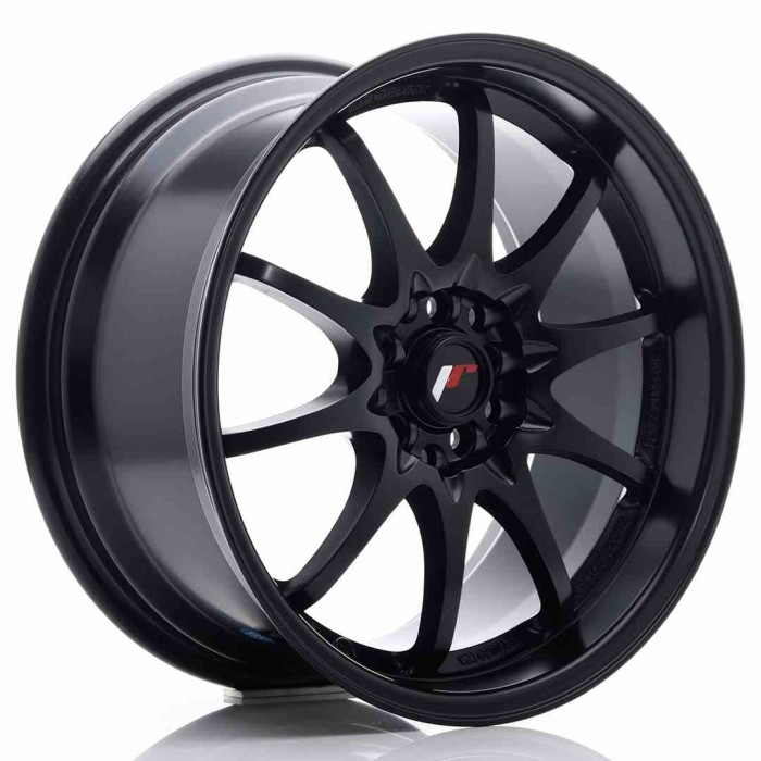 JR Wheels JR5 17x8,5 ET35 4x100/114,3 Matt Black (1)