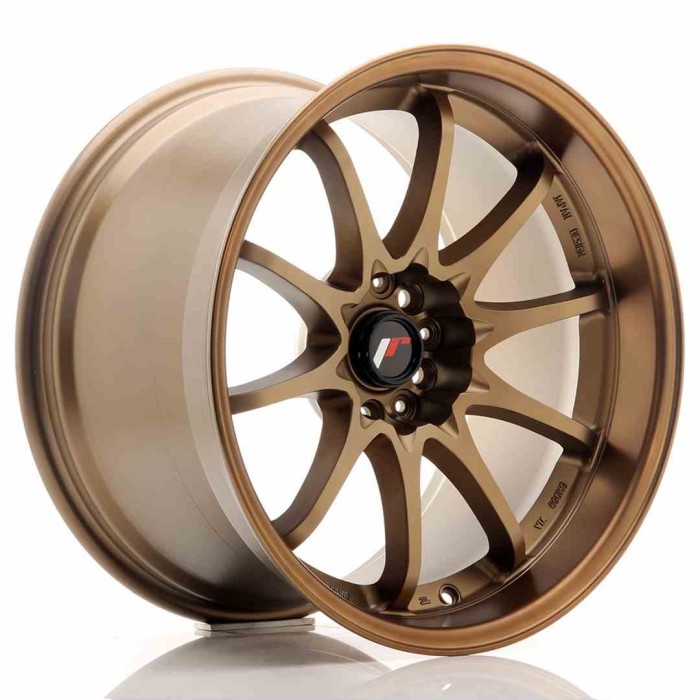 JR Wheels JR5 18x10,5 ET12 5x114,3 Dark Anodized Bronze (1)
