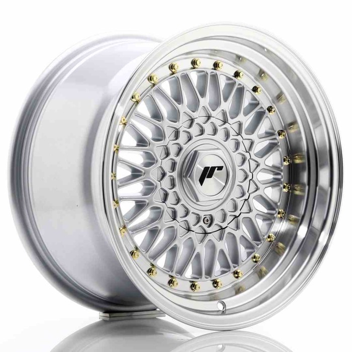 JR Wheels JR9 16x9 ET20 BLANK Silver w/Machined Lip (1)