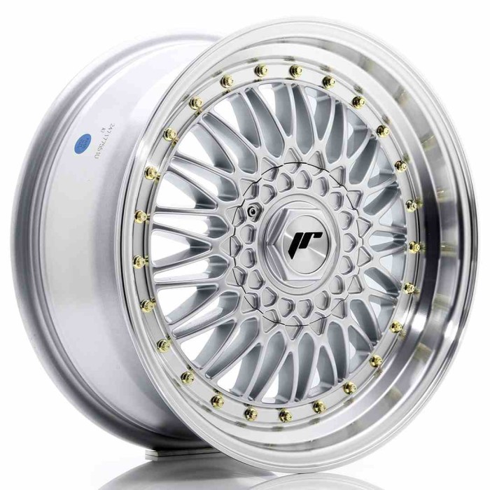 JR Wheels JR9 17x7,5 ET20 4x100/108 Silver w/Machined Lip (1)