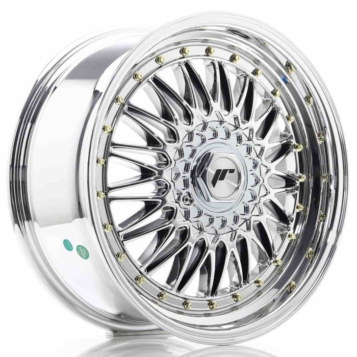 JR Wheels JR9 18x8 ET35-40 BLANK Chrome (1)