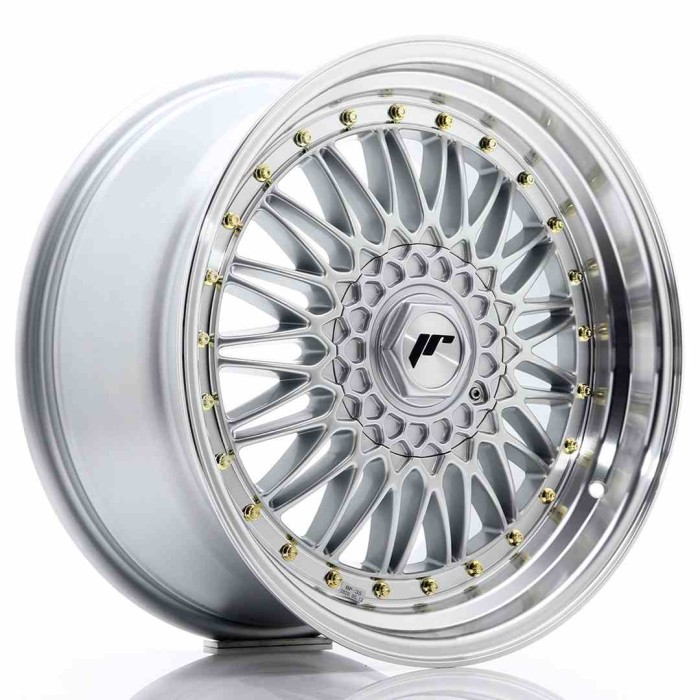 JR Wheels JR9 18x9 ET35 5x100/120 Silver w/Machined Lip