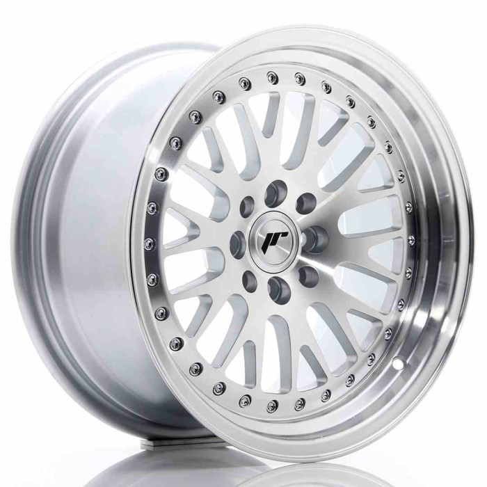 JR Wheels JR10 16x8 ET20 4x100/108 Silver Machined Face (2)