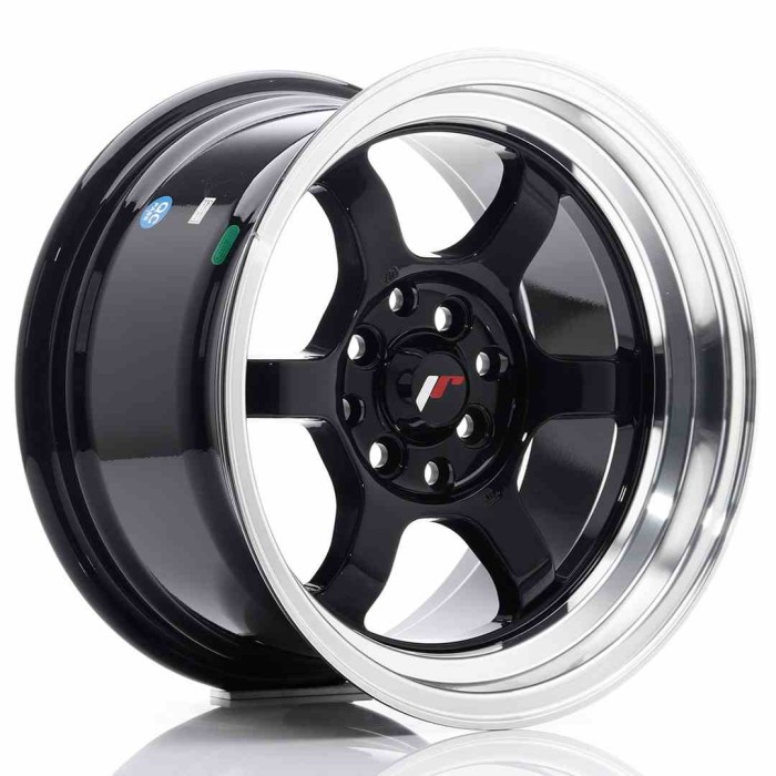 JR Wheels JR12 15x8,5 ET13 4x100/114 Gloss Black (2)