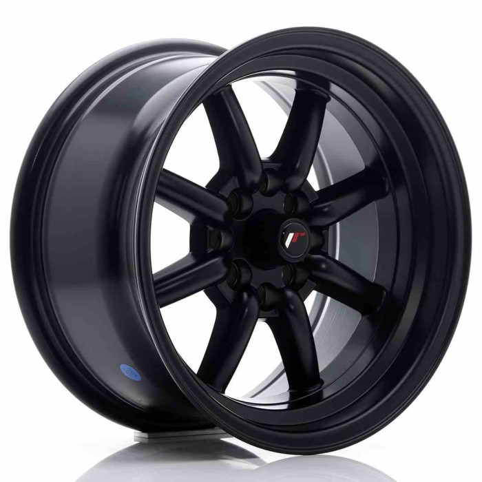 JR Wheels JR19 15x8 ET0 4x100/114 Matt Black (2)