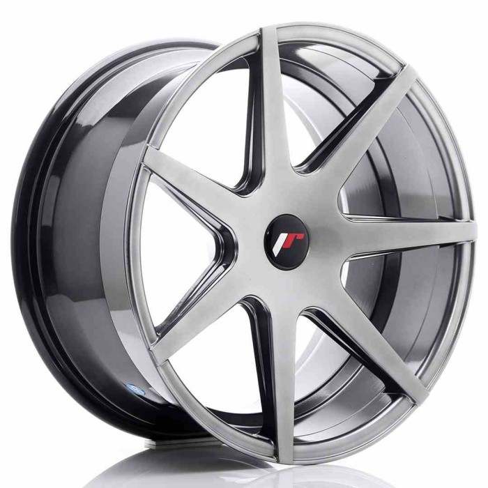 JR Wheels JR20 19x9,5 ET20-40 Blank Hyper Black (2)