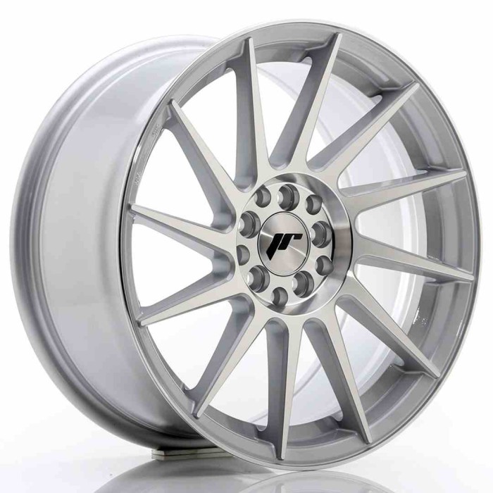 JR Wheels JR22 17x8 ET35 4x100/114 Silver Machined Face (2)