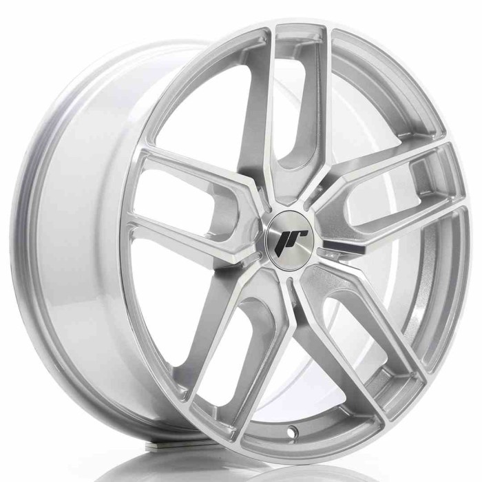 JR Wheels JR25 18x8,5 ET20-40 5H BLANK Silver Machined Face (2)