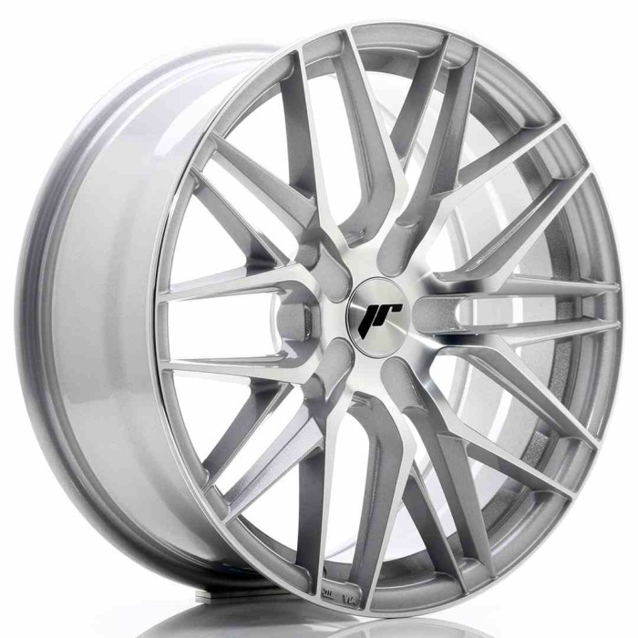 JR Wheels JR28 18x7,5 ET20-40 BLANK Silver Machined Face (2)