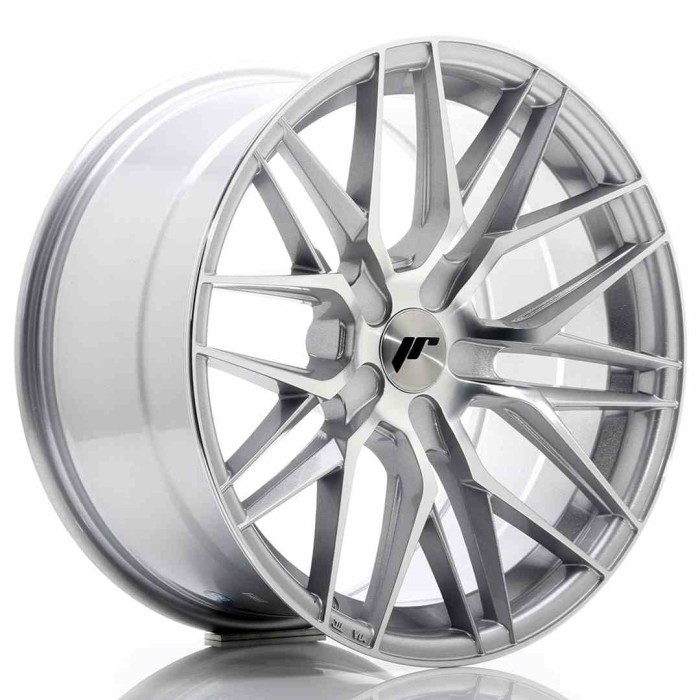 JR Wheels JR28 18x9,5 ET20-40 5H BLANK Silver Machined Face (2)