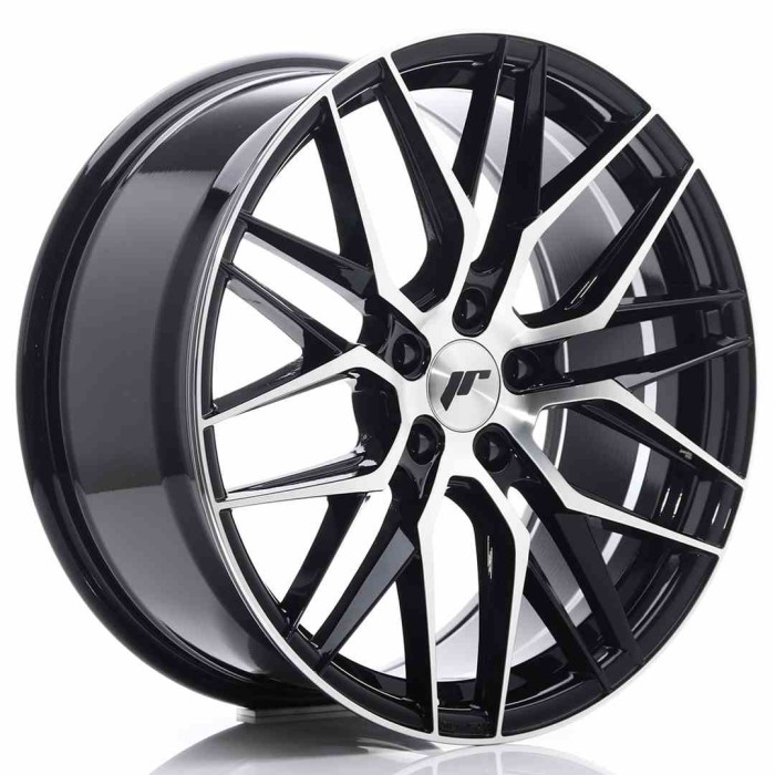 JR Wheels JR28 19x8,5 ET40 5x112 Gloss Black Machined Face (2)