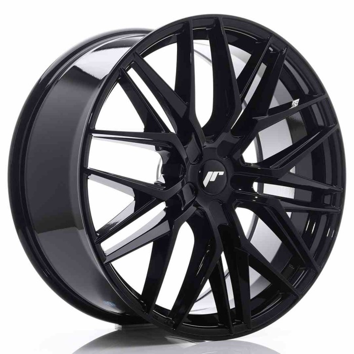 JR Wheels JR28 22x9 ET30-45 5H BLANK Gloss Black (2)