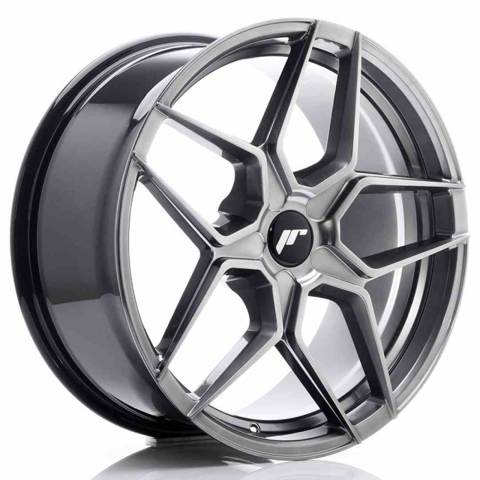 JR Wheels JR34 19x8,5 ET20-40 5H BLANK Hyper Black (2)