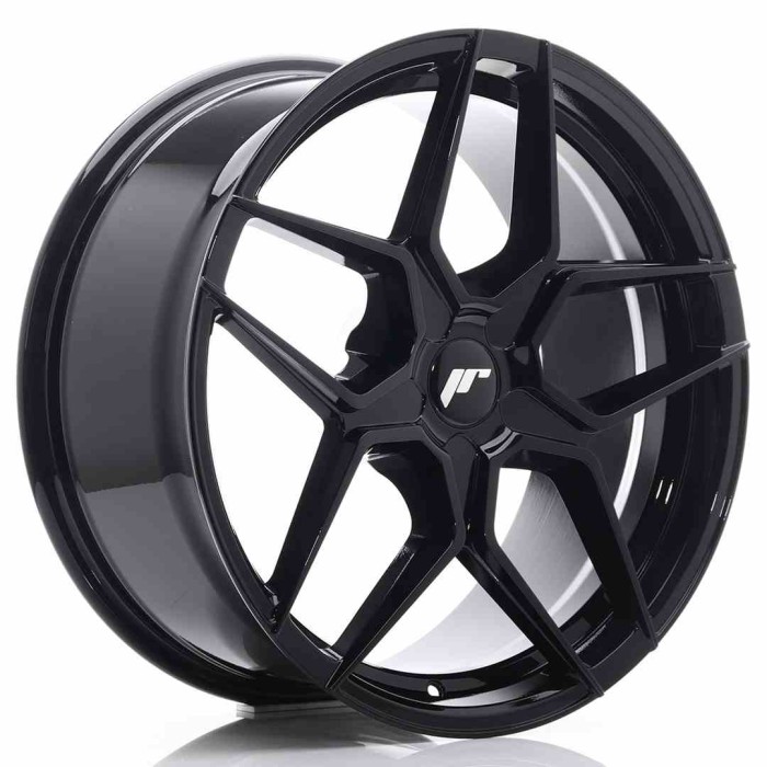JR Wheels JR34 19x8,5 ET35-40 5H BLANK Gloss Black (2)
