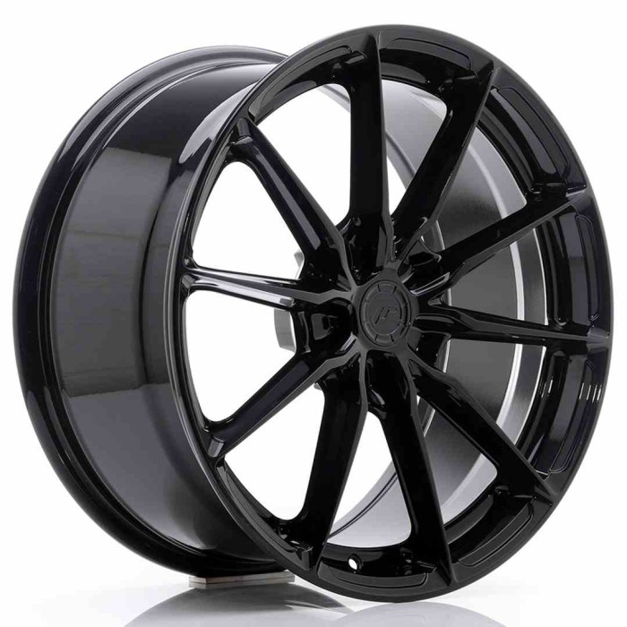 JR Wheels JR37 19x8,5 ET35-45 5H BLANK Glossy Black (2)