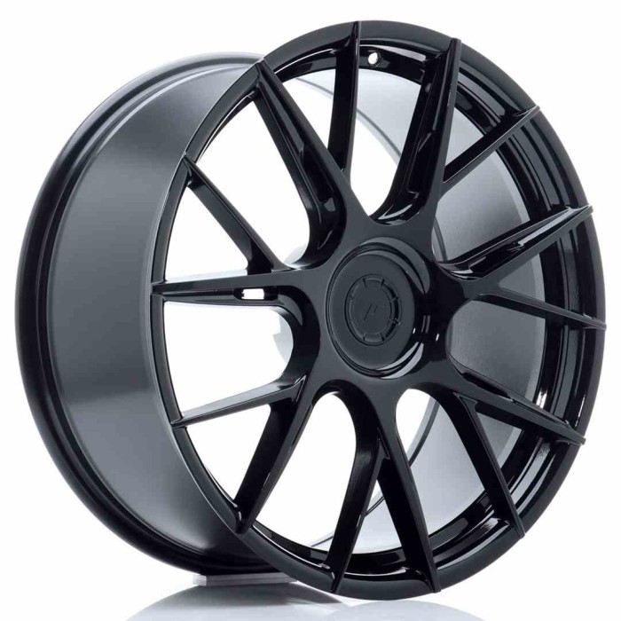 JR Wheels JR42 20x9 ET35-50 5H BLANK Gloss Black (2)