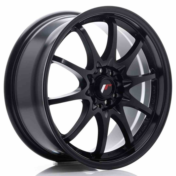 JR Wheels JR5 17x7,5 ET35 4x100/114,3 Matt Black (2)