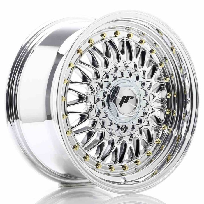 JR Wheels JR9 16x8 ET25 4x100/108 Chrome (2)