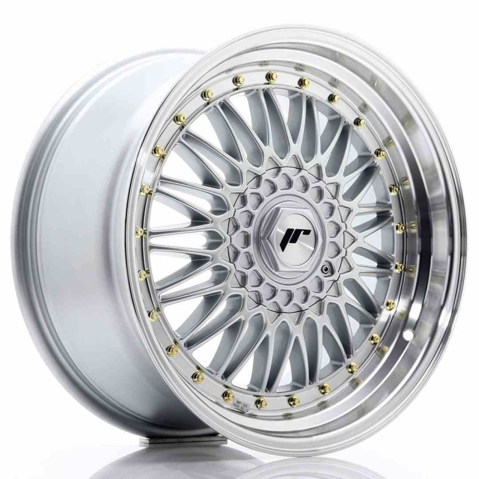 JR Wheels JR9 18x9 ET40 5x112/114 Silver w/Machined Lip