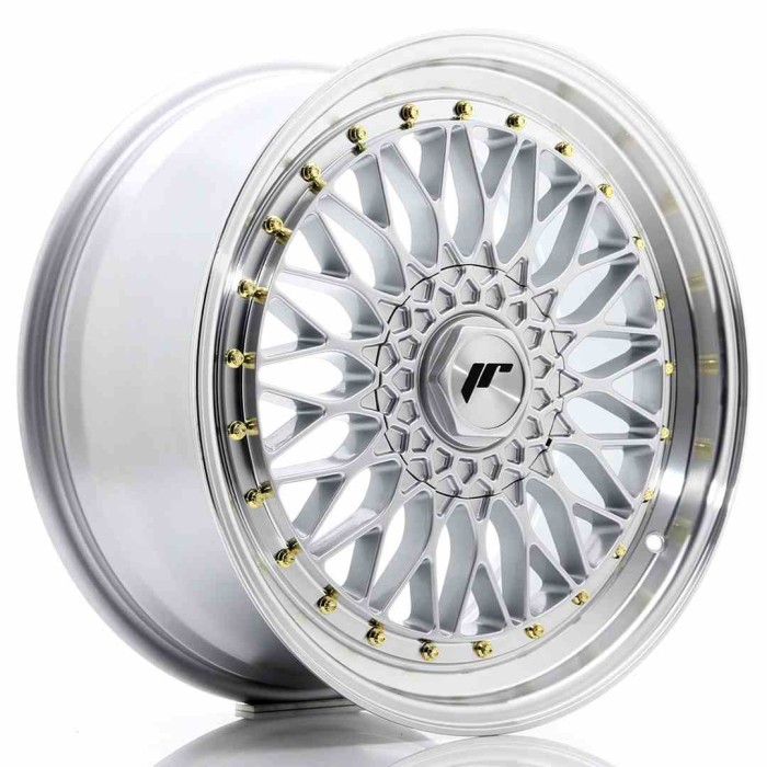 JR Wheels JR9 19x8,5 ET35 BLANK Silver w/Machined Lip (2)