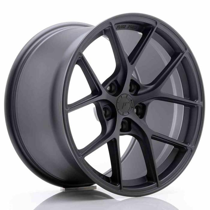 JR Wheels SL01 18x10,5 ET25-38 5H BLANK Matt Gun Metal (2)