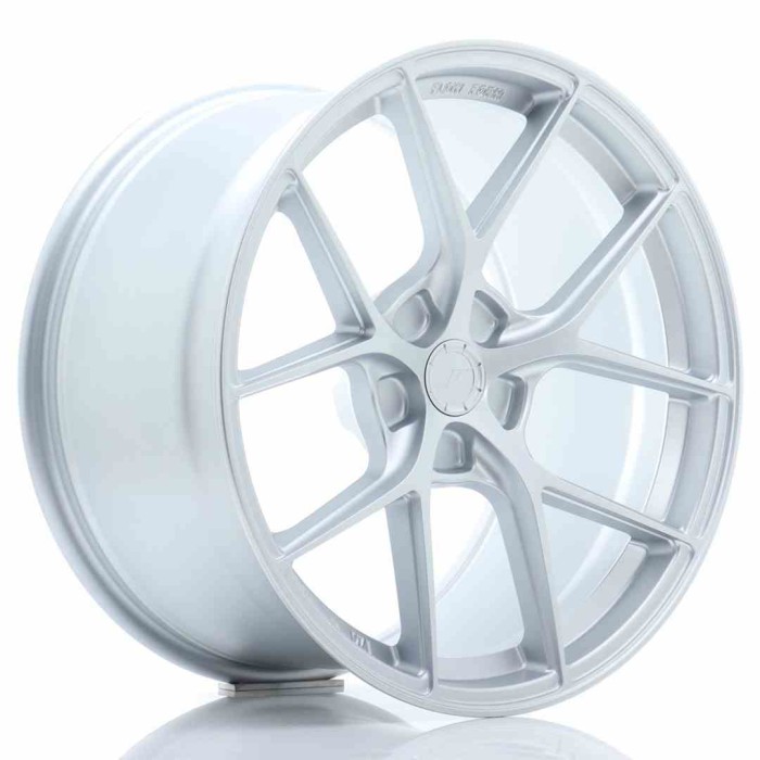 JR Wheels SL01 19x10 ET20-40 5H BLANK Matt Silver