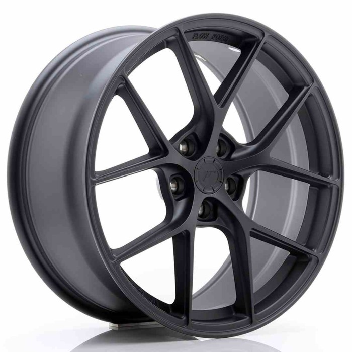 JR Wheels SL01 19x8 ET40 5x112 Matt Gun Metal (2)