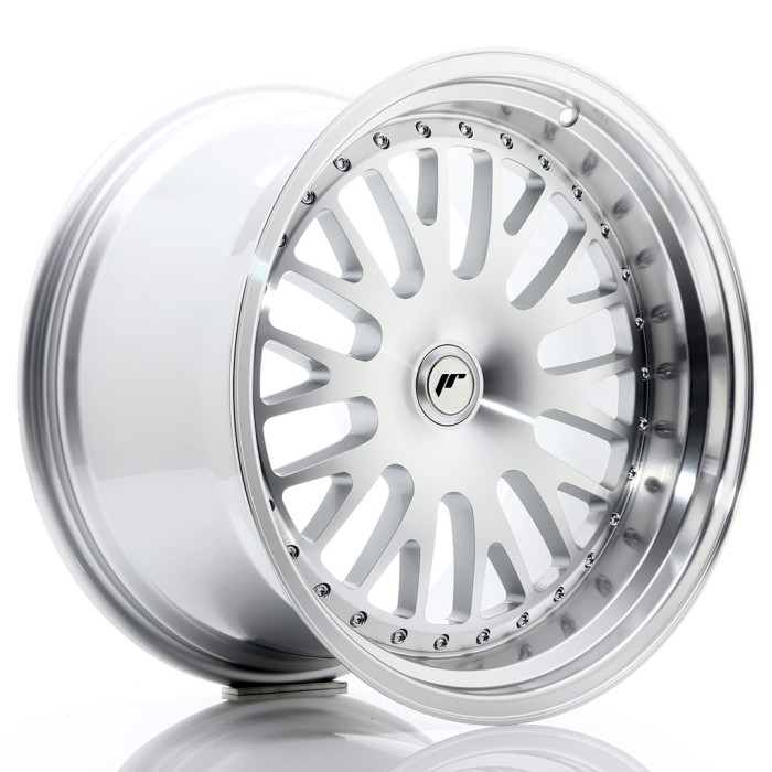 JR Wheels JR10 19x11 ET15-30 Blank Silver Machined Face