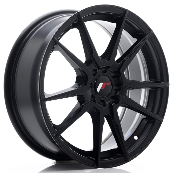 JR Wheels JR21 17x7 ET40 4x100/114 Matt Black (3)